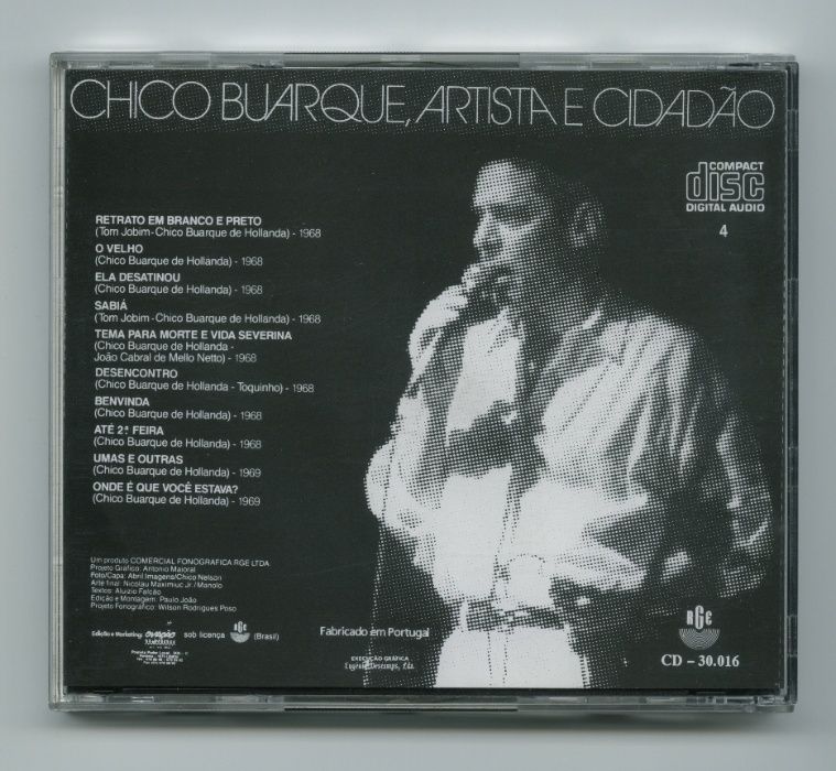 3 CD's Chico Buarque
