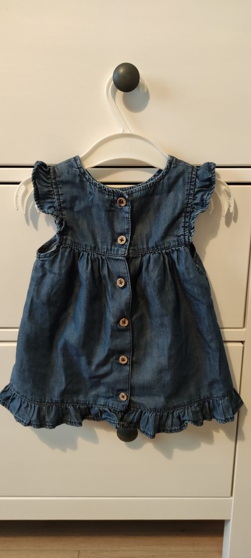 Sukienka jeansowa Newbie 74 (6-9ms)