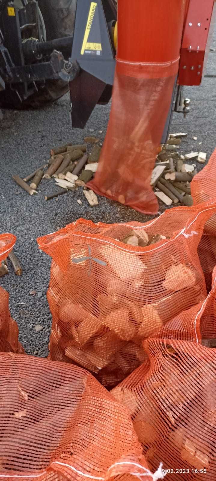 Drewno opałowe zrębki mieszane, tani opał