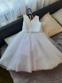 Святкова біла сукня для дівчинки 5-8 років