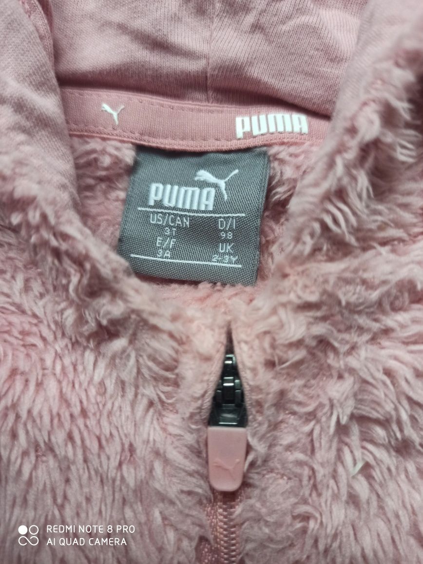 Bluza futerkowa Puma 98 jak nowa na zimę