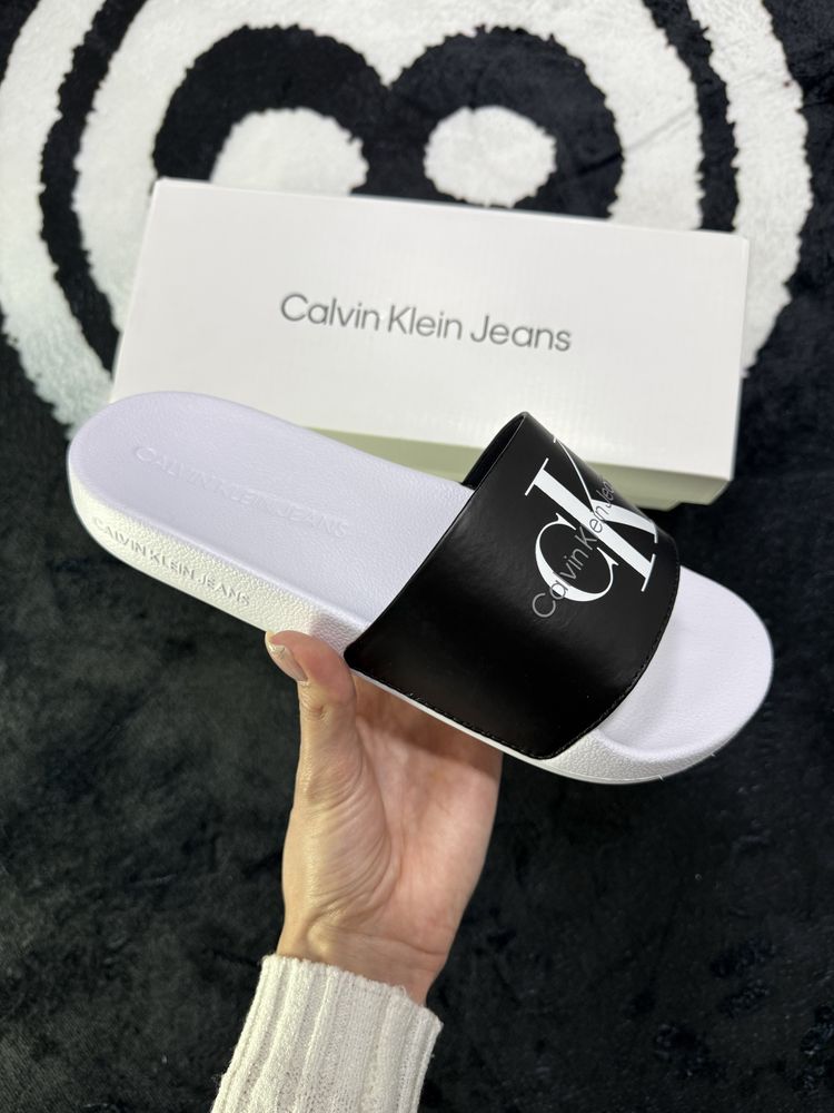 Жіночі літні оригінальні шльопанці Calvin Klein Jeans Slide
