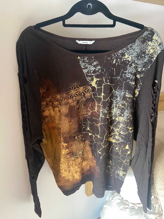 Camisola castanha muito original - SALSA