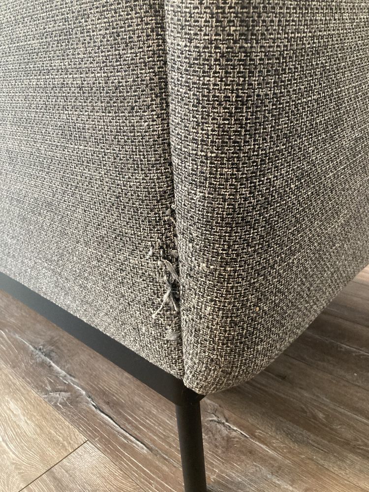 Sofa Ikea Äpplaryd Ciemno Szara