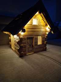 Chata z "bali" model drewno chatka domek