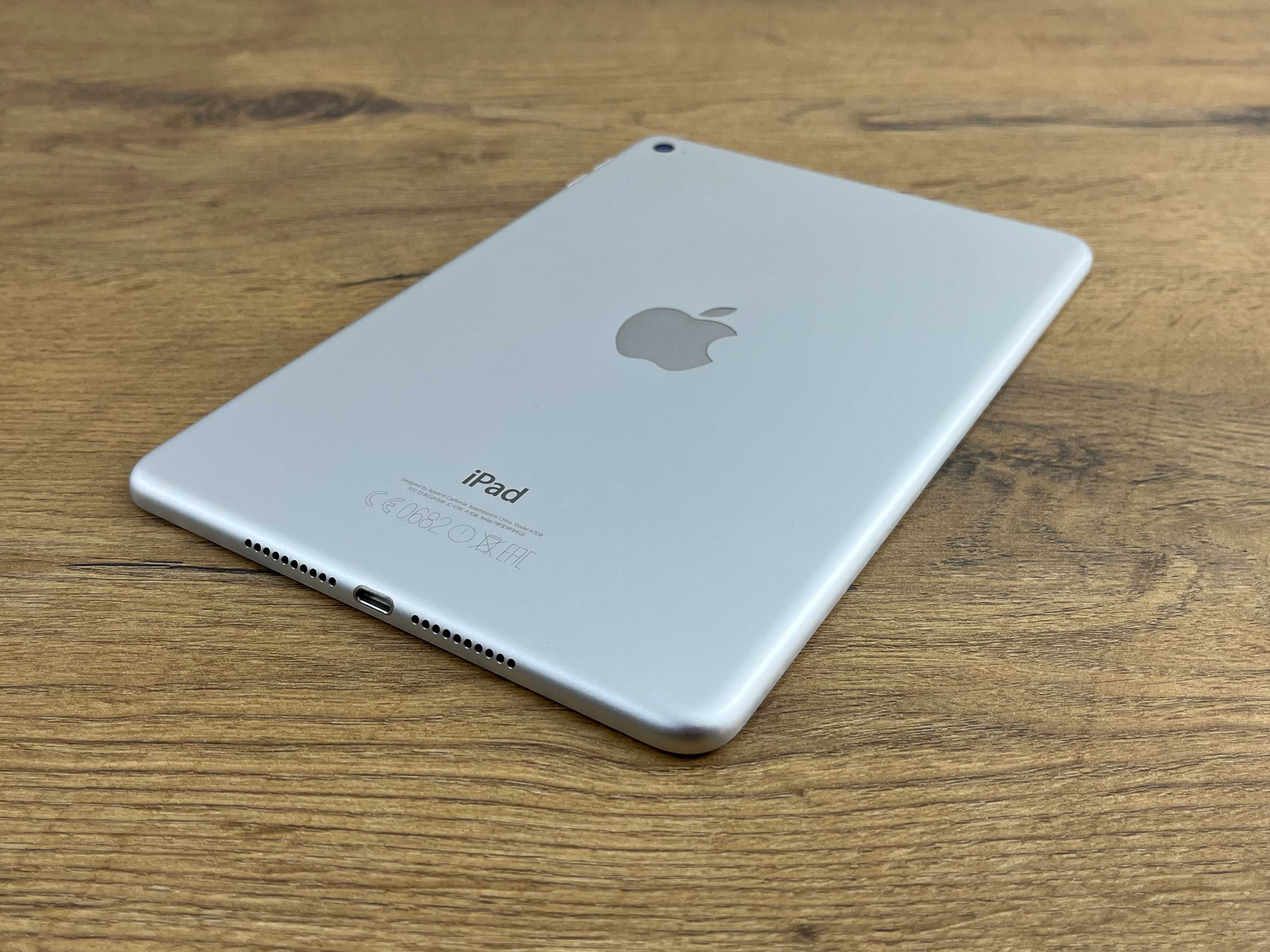 864. Tablet Apple Ipad Mini 4 th A1538, 64GB, Biały  JAK NOWY, Paragon