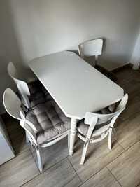 Stół kuchenny vintage + 4 krzesła