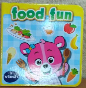 книга картон на английском языке food fun пища о еде малышка