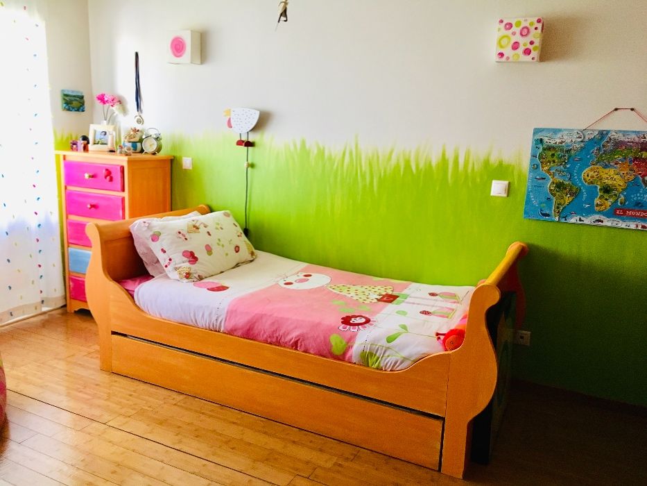 Conjunto quarto - Estante com gavetões, camiseiro, sapateira, espelho