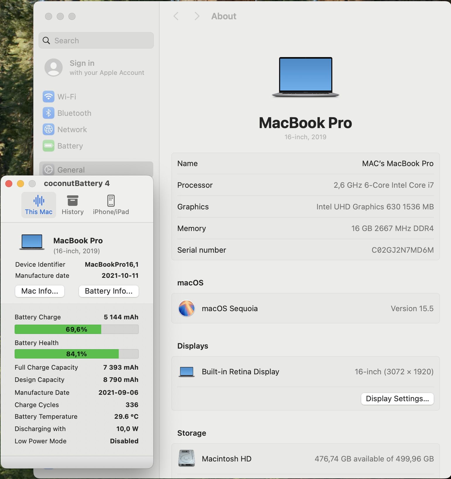 Apple MacBook Pro 16" 2021 a2141 (i7/16/512) Space Grey