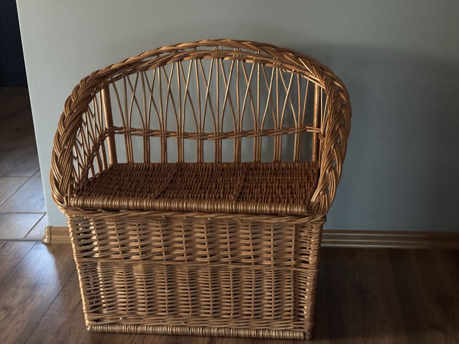 Wiklinowa sofa 80cm
