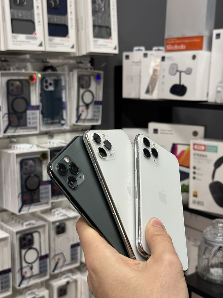 Iphone 11 pro 64/256gb green/silver/black 100% акб