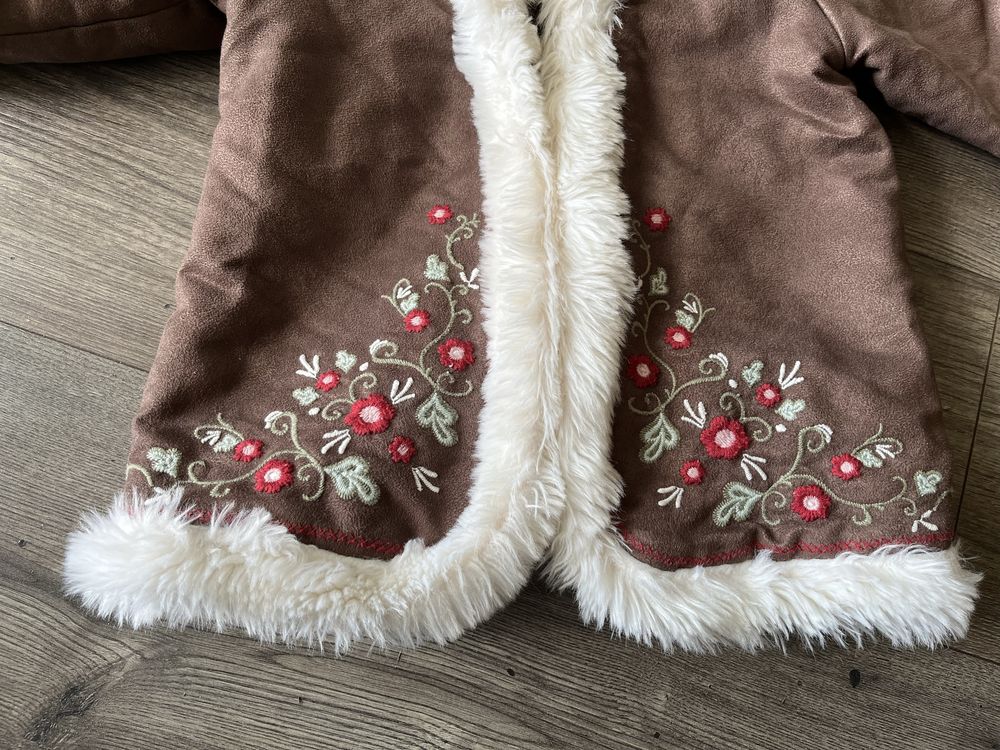 Kożuszek dla dziewczynki H&M 80.