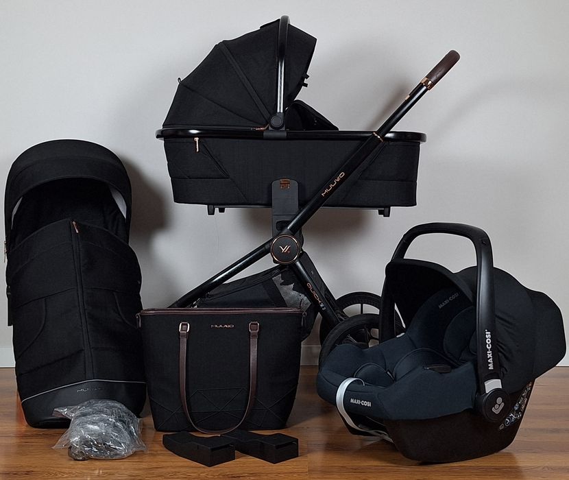 Wózek 3w1 , Muuvo Quick SE 2 . WYJĄTKOWO ZADBANY