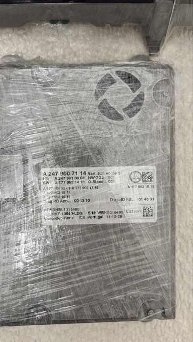 Quadrante Mercedes Classe A w177 + Modulo de controlo - ORIGINAL