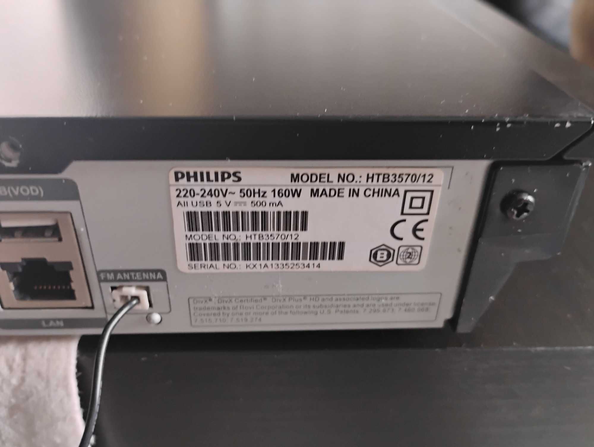 Odtwarzacz Blu-ray 3D Philips HTB3570/12