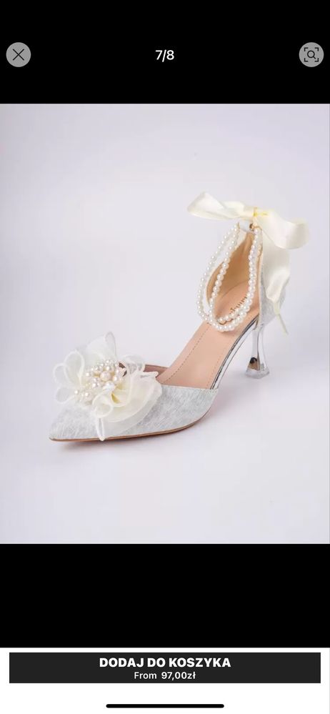 Buty ślubne r 38