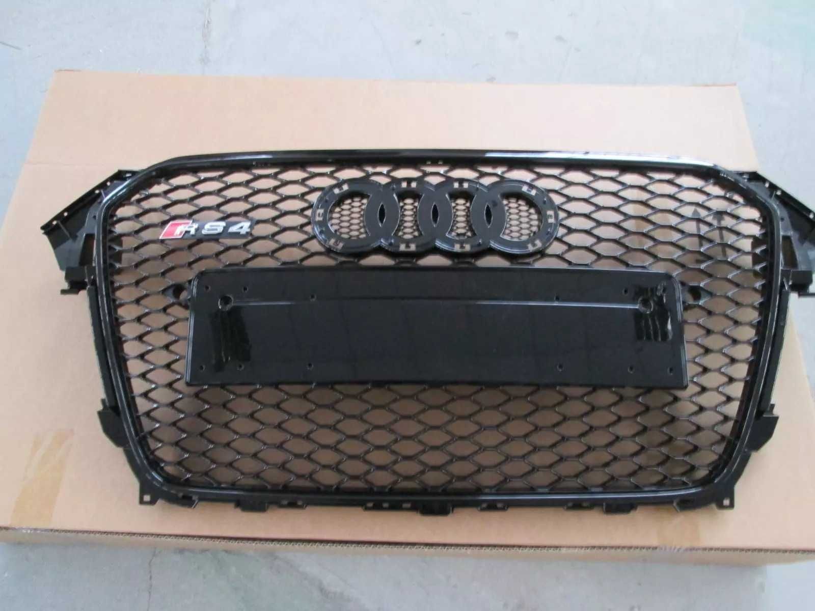 Atrapa Grill Audi A4 B8 2012/2015 styl RS4 BLACK  Wysyłka gratis