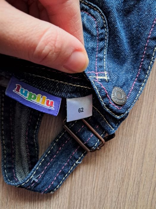 Ogrodniczki długie spodnie Lupilu 62 dziewczęce
 Stan idealny.