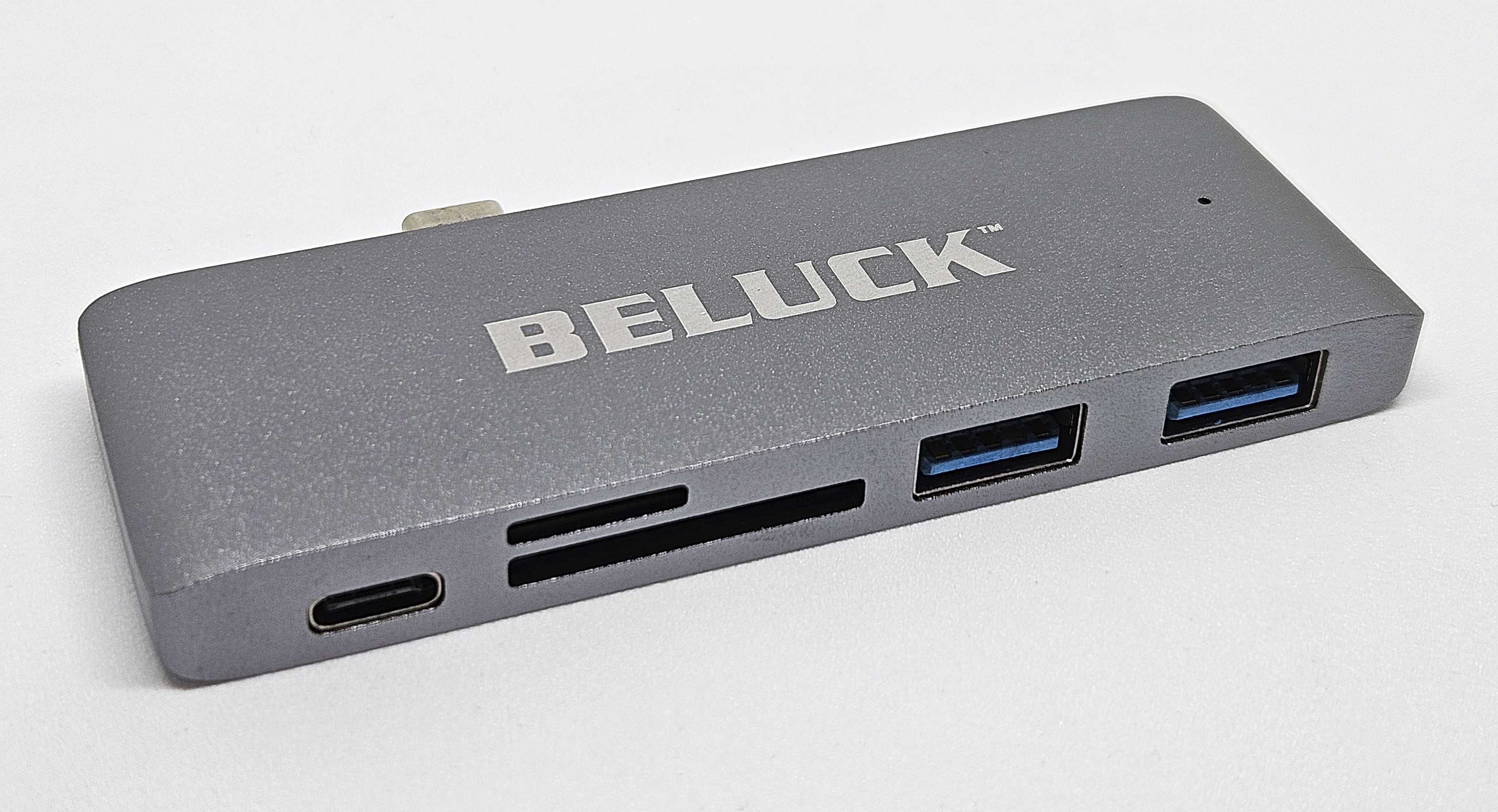 Кардридер USB 3.0 хаб Type-C для ноутбука Beluck TC1 Aluminum (BLKTC1)