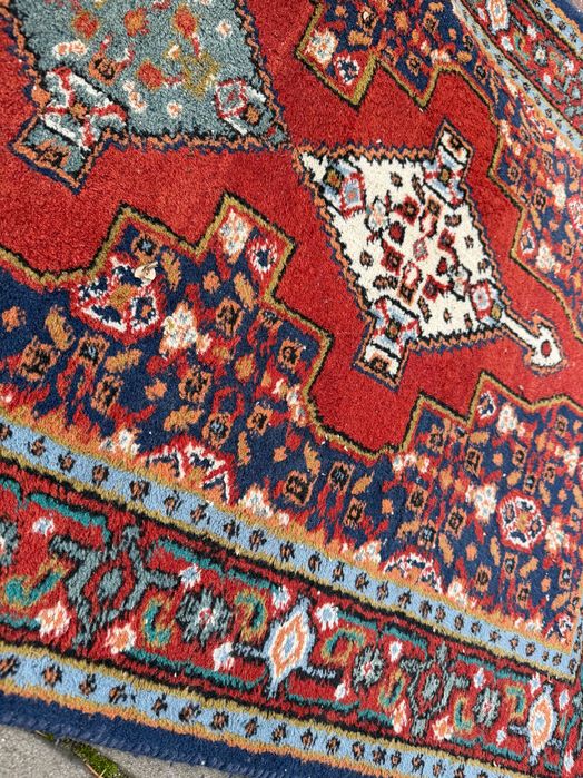 Dywan perski Hamadan 290x80 Długi Chodnik Vintage ręcznie tkany