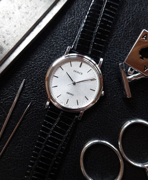 Zegarek Seiko Dolce "Blizzard Dial" Ref. 5E31-6D30 Vintage 1993 Unisex