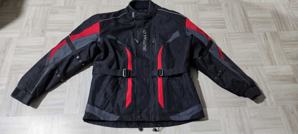 р.2XL Утеплена мотокуртка BUFFALO із захистом чоловіча
