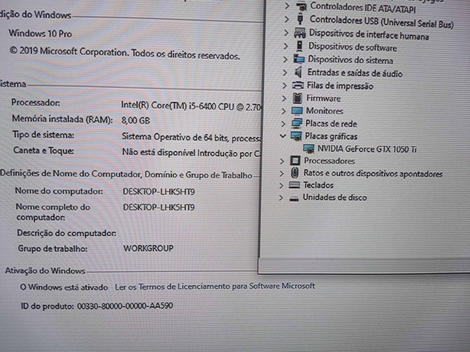 Computador intel i5 DDR4