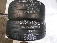 OPONY 235/35R19 CONTINENTAL SPORT CONTACT 6 XL DOT 1521 / 0816       6MM