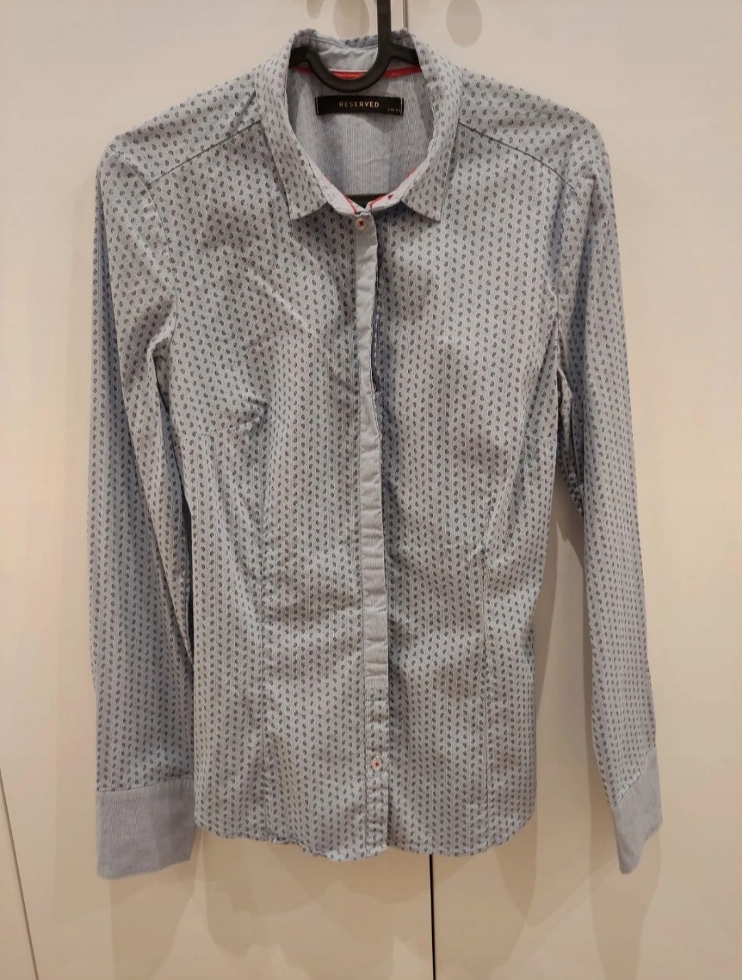 Niebieska elegancka koszula Reserved r. 34
