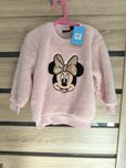 Nowa cieplutka misiowa bluza oversize z Myszką Minnie 116