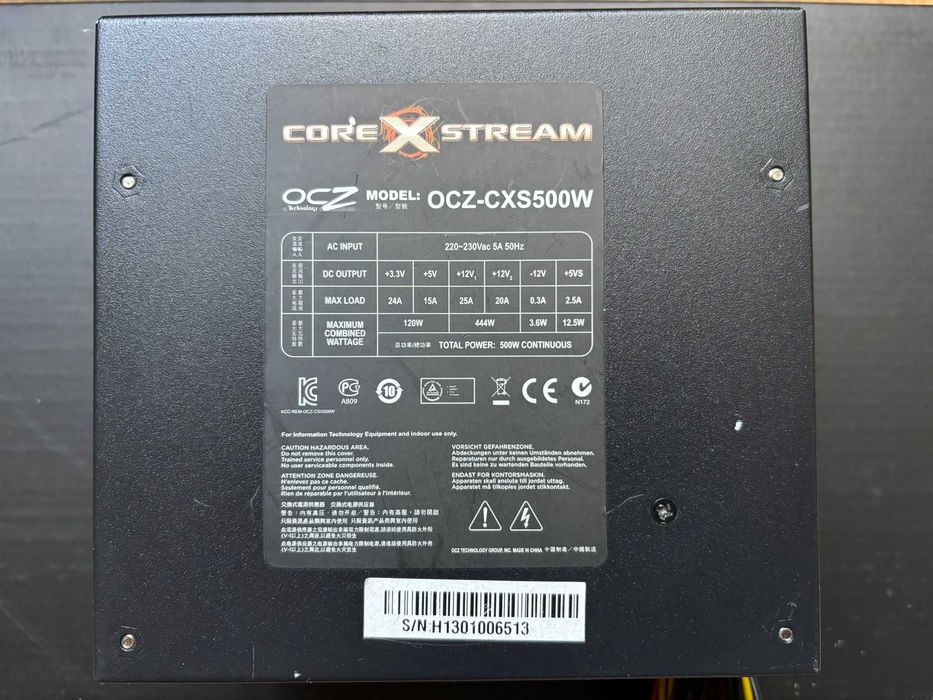 Zasilacz OCZ CoreXStream 500W
