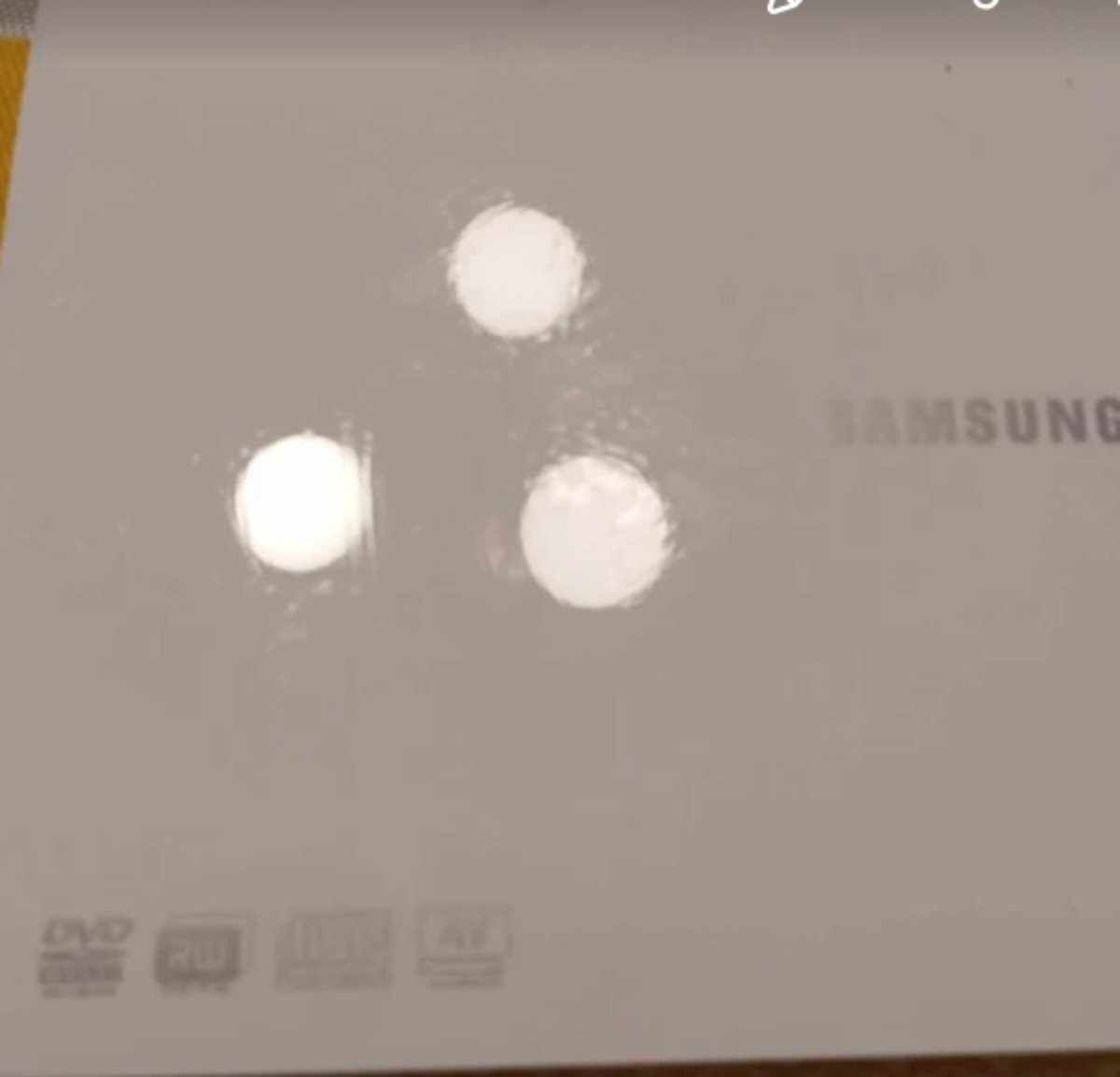 Gravador/leitor de dvd/cd da Samsung