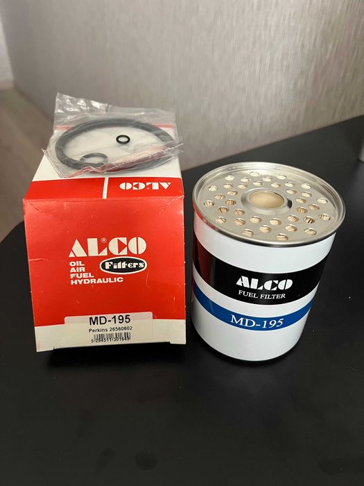 Топливный фильтр MD-195 RENAULT, PEUGEOT,  аналог Perkins 26560602