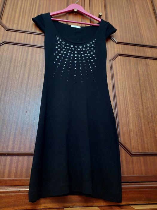 Vestido preto curto Promod