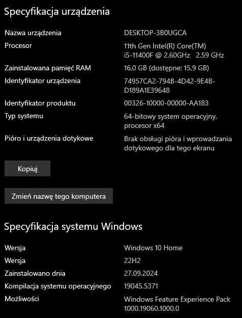 Komputer do Gier i5 GTX