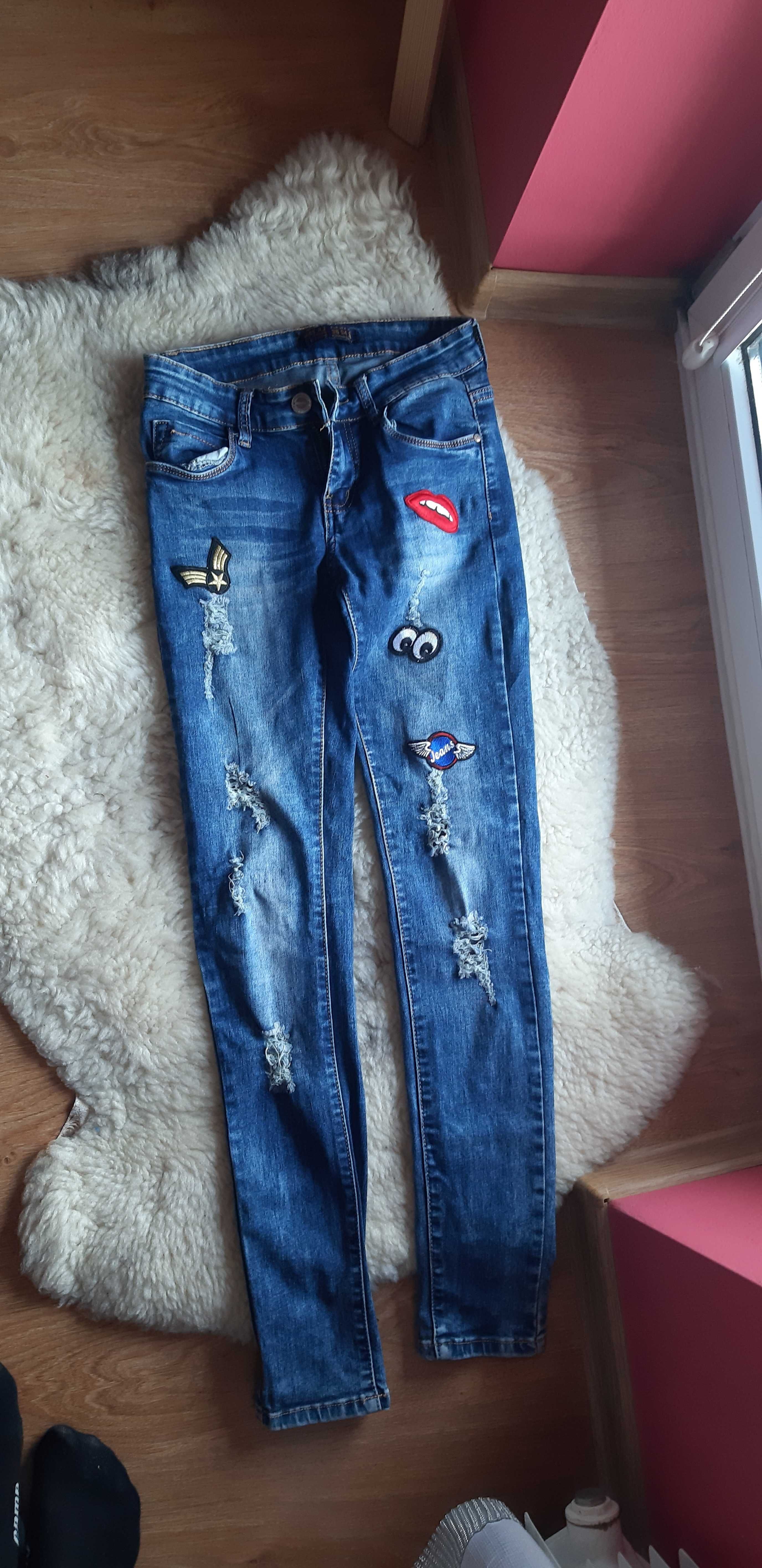 Spodnie jeans r. 36