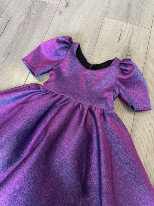 Сукня 92-110 блискуча фіолетова