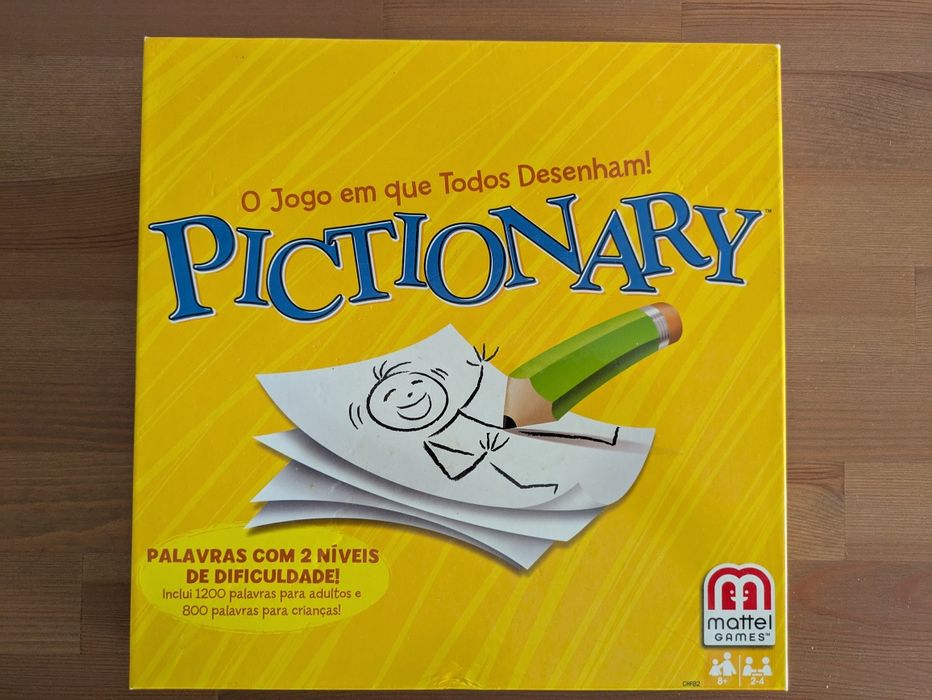 Jogo Tabuleiro - Pictionary 2 Níveis - Mattel