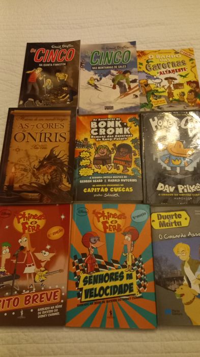 Livros juvenis e de aventura