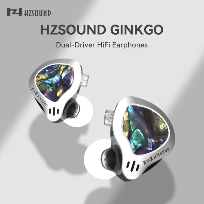 Дводрайверні Hi-Fi IEM навушники HZSOUND GINKGO