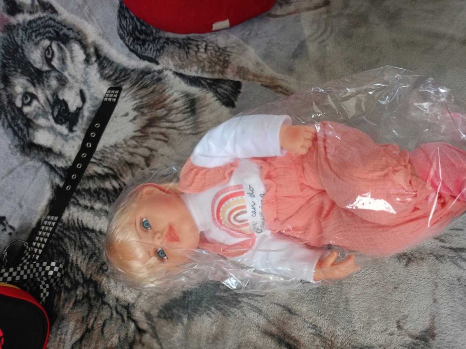 Nowa Duża Lalka Bobas Jak Żywa Zabawka Interaktywna Śpiewa Na Prezent