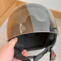Capacete KRP branco com preto Helmets