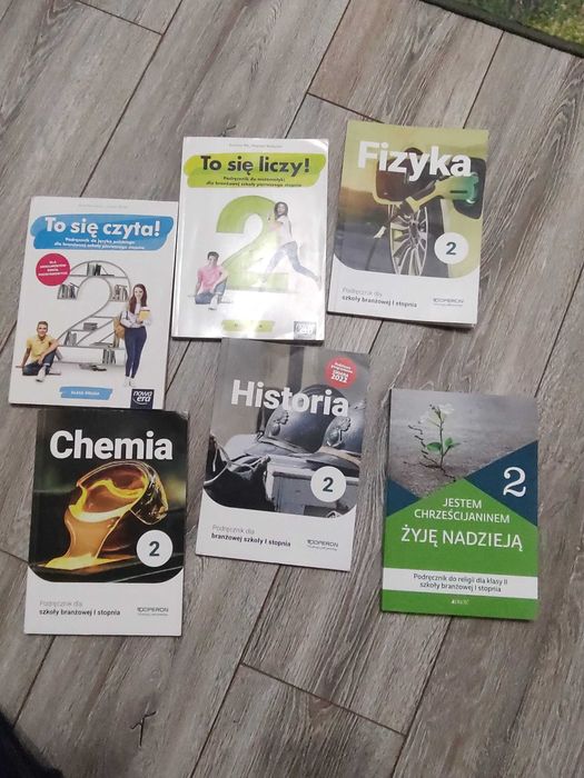 Podręczniki szkolne do 2 klasy szkoły branżowej komplet