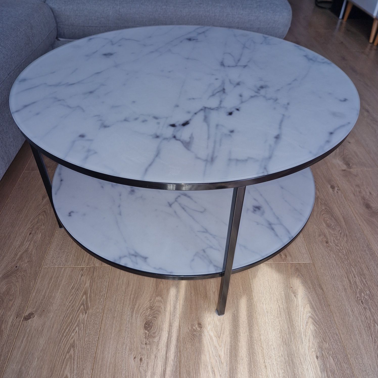 Stolik kawowy 80x45 marmur