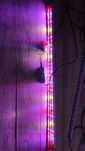 Listwa LED 48W 105cm, barwa czerwona z zasilaczem.