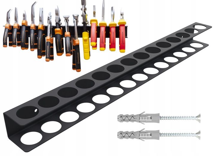 Wieszak Warsztatowy Na Kombinerki Listwa Na Narzędzia 14 Miejsc