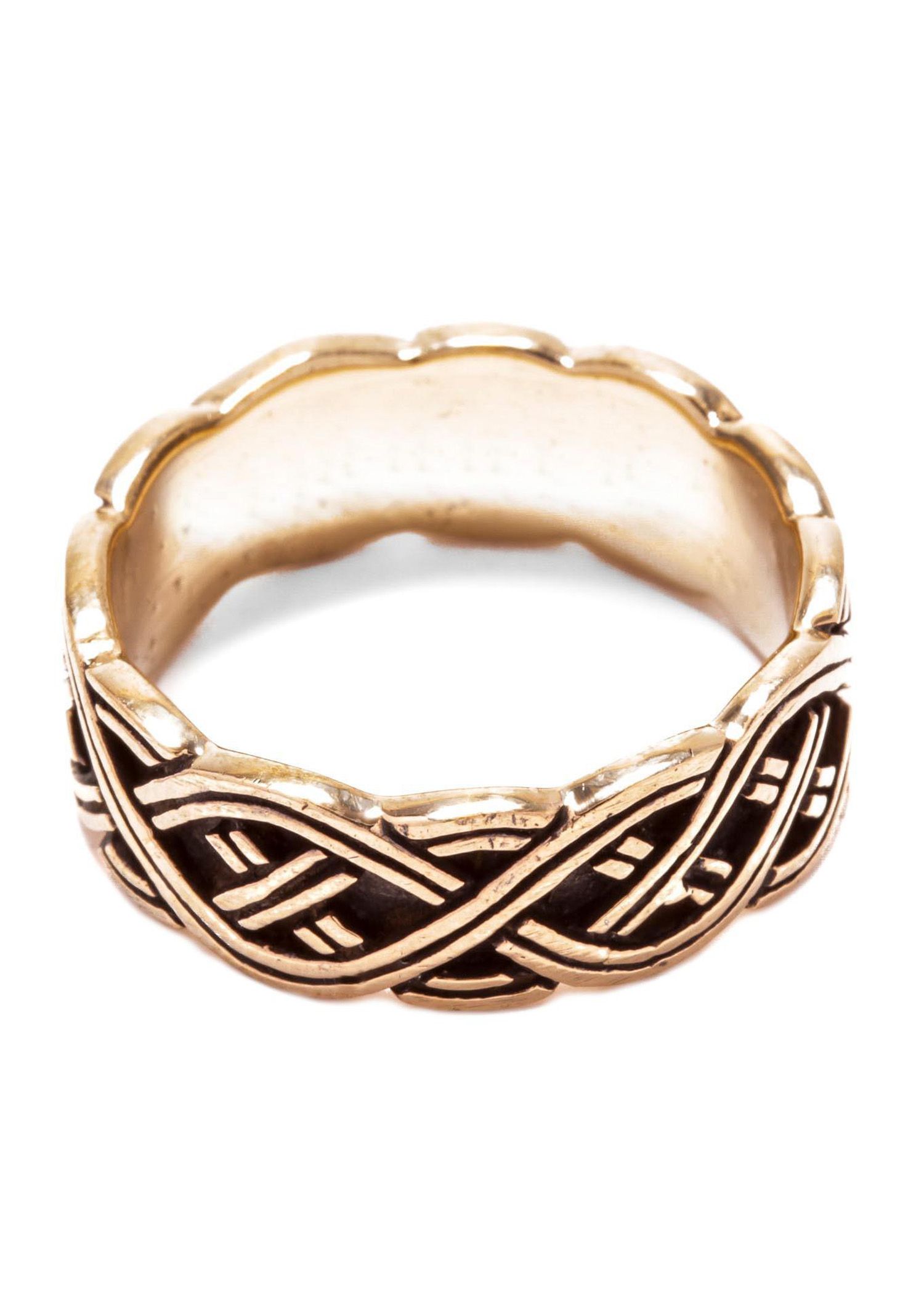 Nordmannen Ring Aus Bronze, Gr. 22 Bm
