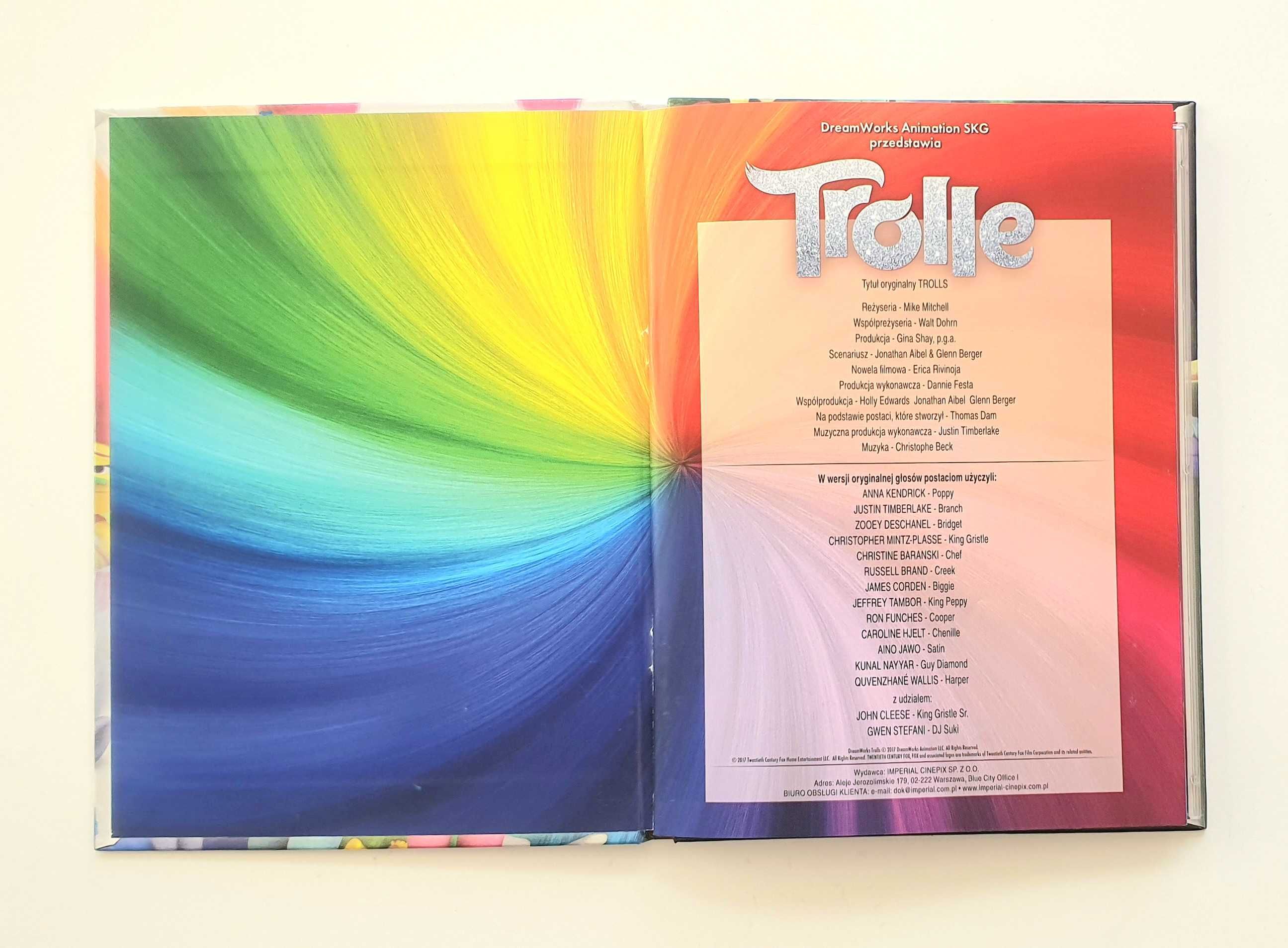 Trolle, DreamWorks Studio, płyta DVD wydanie książkowe