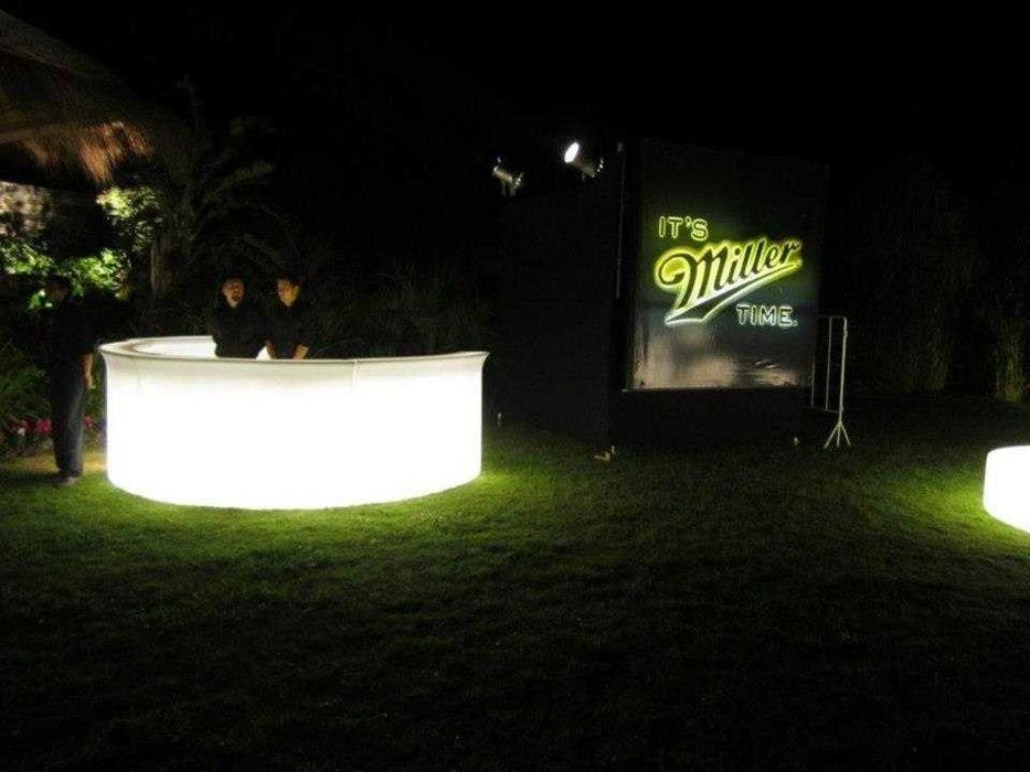 Mobiliario led para bares